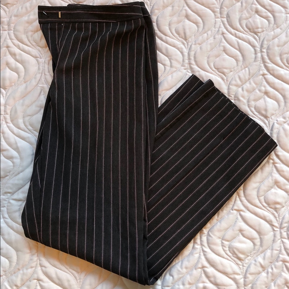 Pink Pinstripe Dress Pants